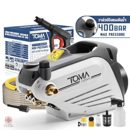 เครื่องฉีดน้ำแรงดันสูง TOMA JAPAN รุ่น KR-99U-PRO 400 บาร์ 3800 วัตต์_9